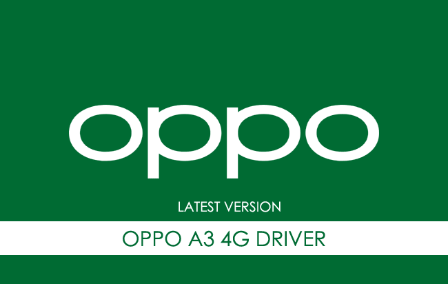 Oppo A3 4G USB Driver