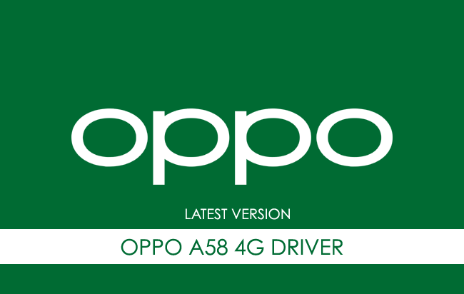 Oppo A58 4G USB Driver
