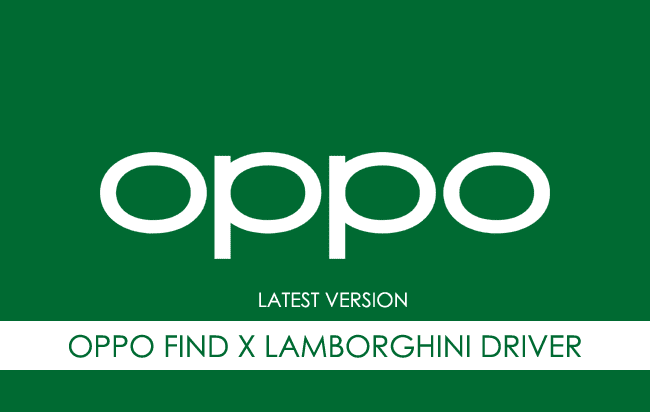 Oppo Find X Lamborghini USB Driver