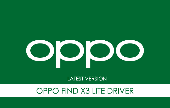 Oppo Find X3 Lite USB Driver
