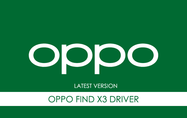 Oppo Find X3 USB Driver