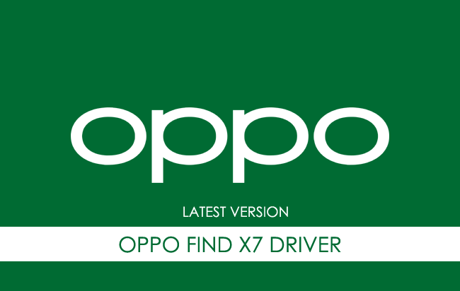 Oppo Find X7 USB Driver